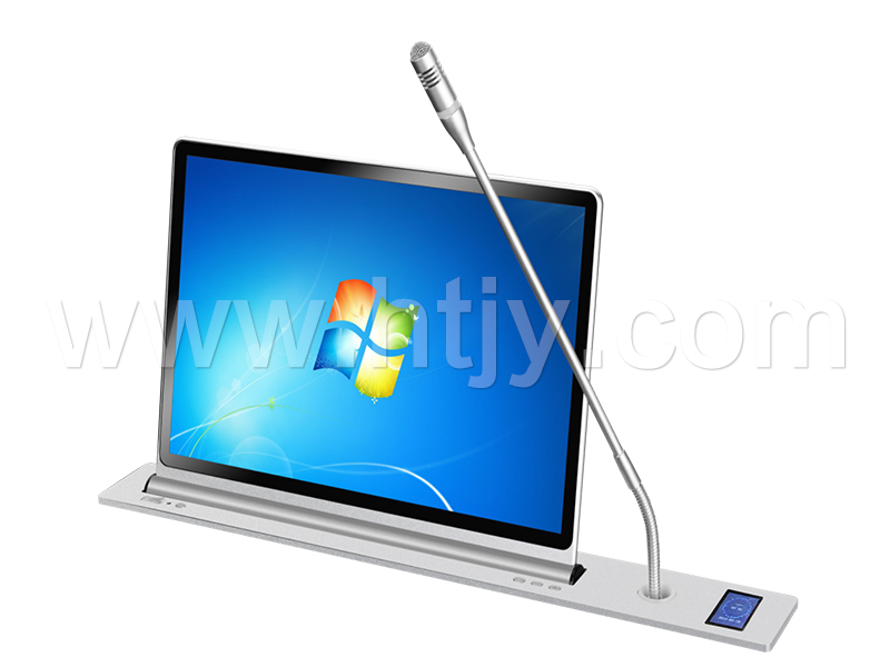 單屏帶話筒咪桿升降一體機 HT-20156HPCT/20173HPCT/20185HPCT