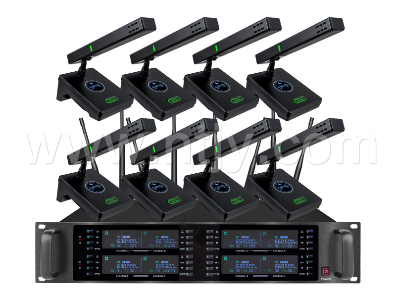 一拖八方桿會議話筒 HT-8128AH